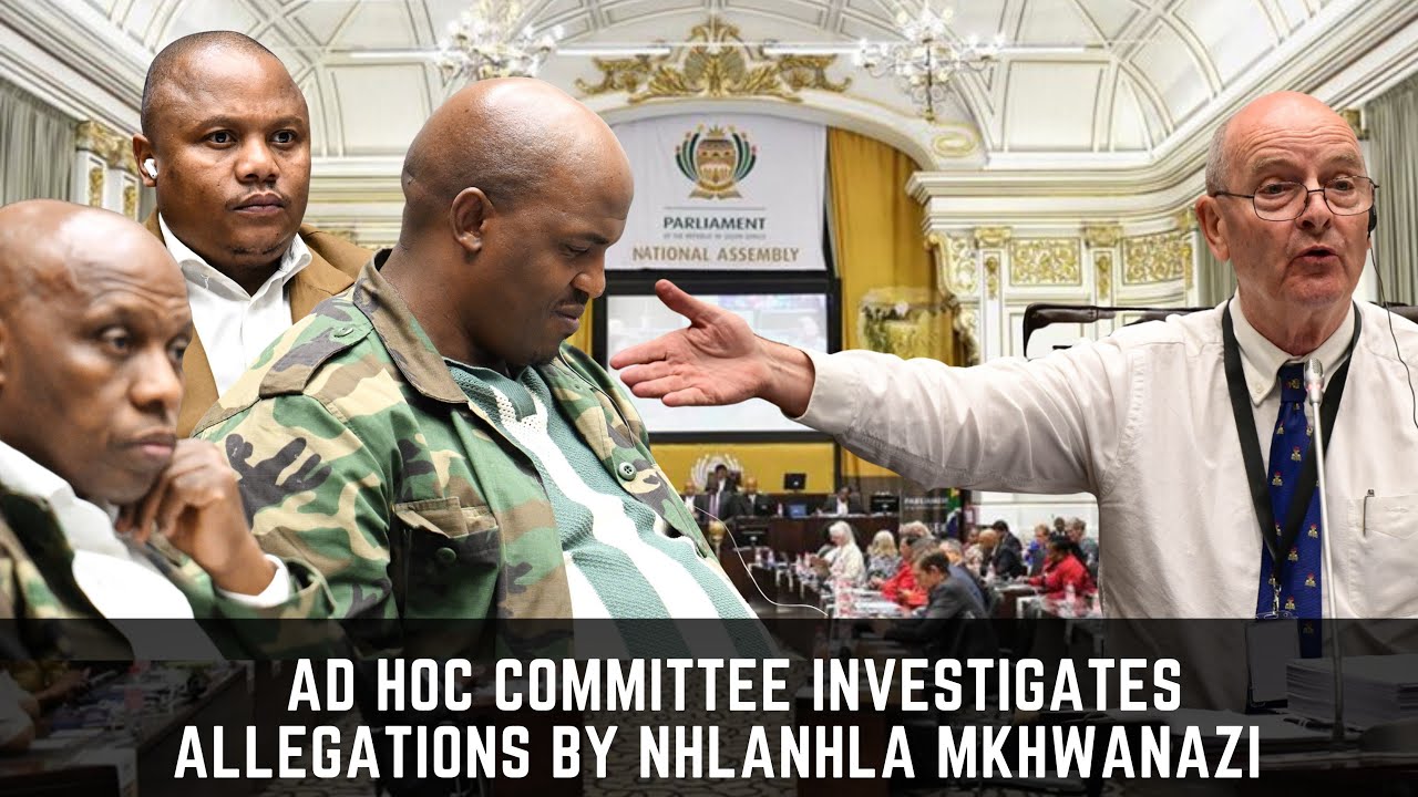 Ad Hoc Committee Investigates Allegations by General Nhlanhla Mkhwanazi