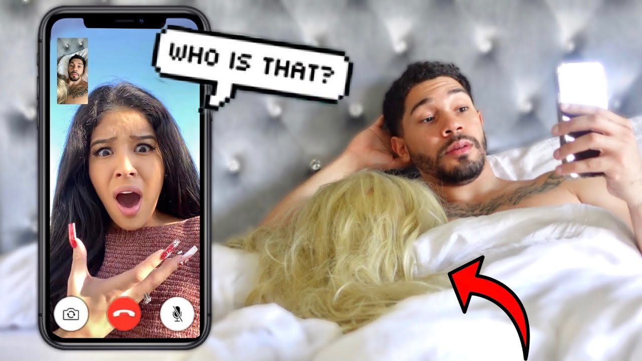 FACETIME CHEATING PRANK ON WIFE!