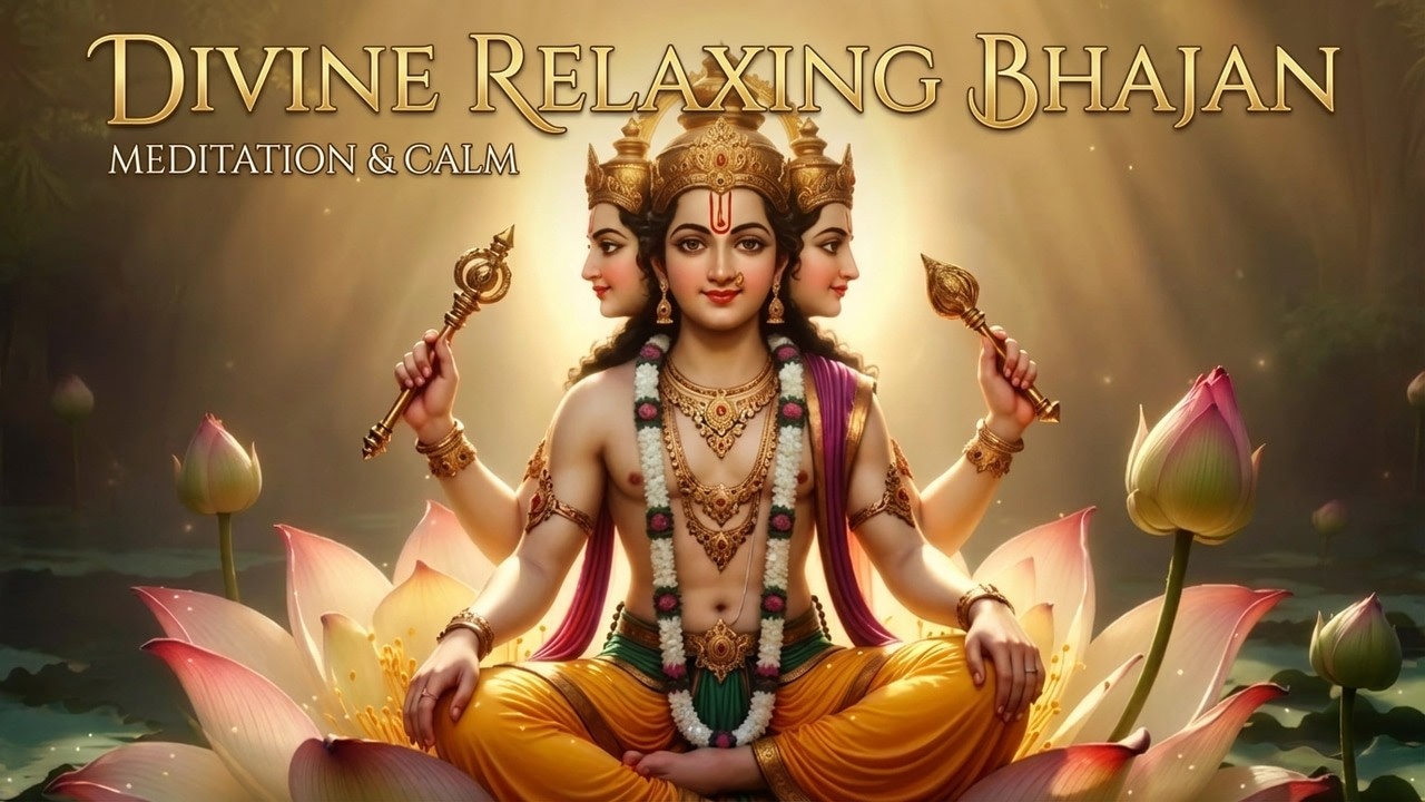 Relaxing  Bhajan #lofi #bhajan #meditationmusic #hindibhajan #yogamusic #calm #india #shrimatbhajan