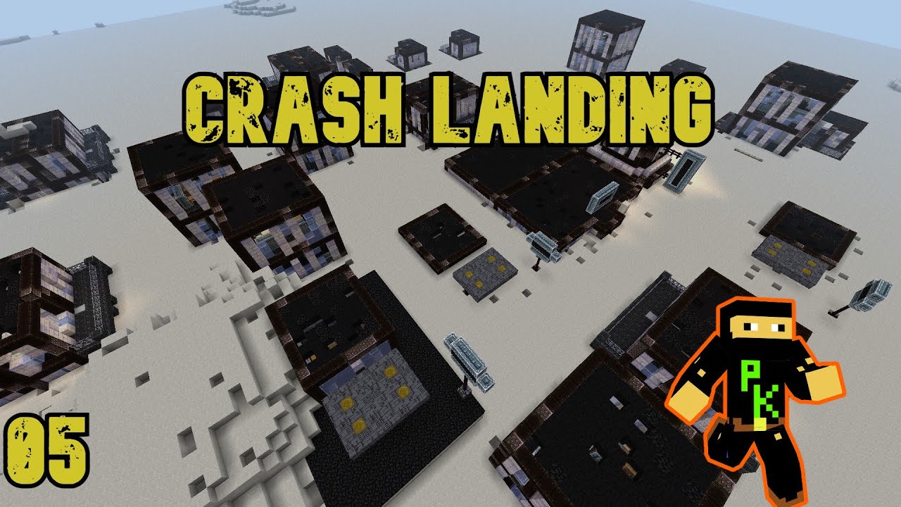 Worst City Ever - Minecraft Crash Landing Episode 5