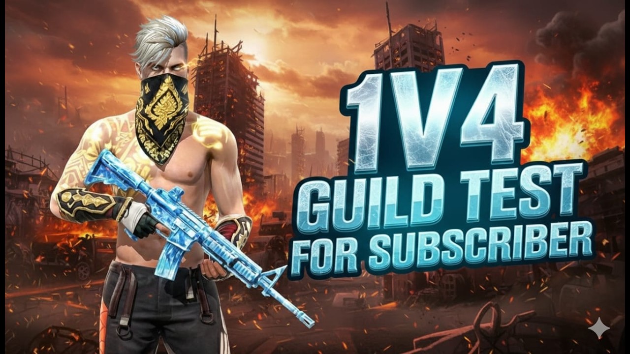 🔥 GUILD TEST FOR SUBSCRIBERS ❤️ | FREE FIRE LIVE 🔴 JOIN FAST 😈