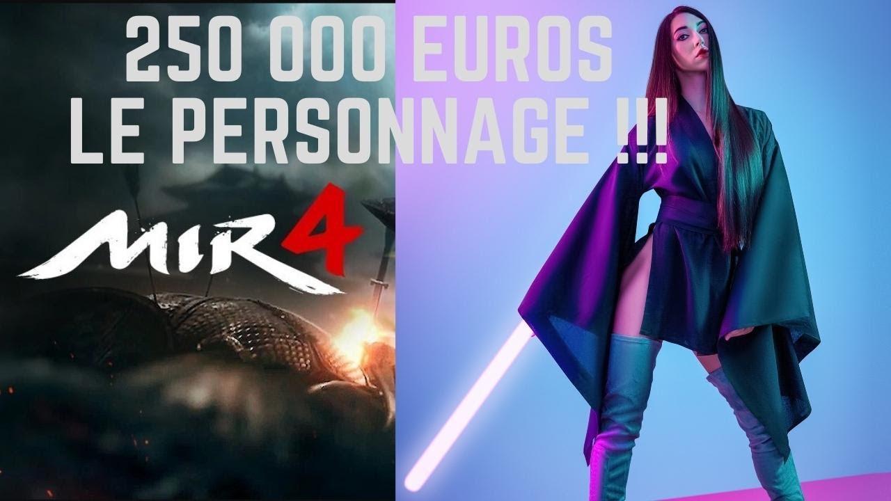 250 000 EUROS avec un perso ! [Play to earn Mir4 FR]