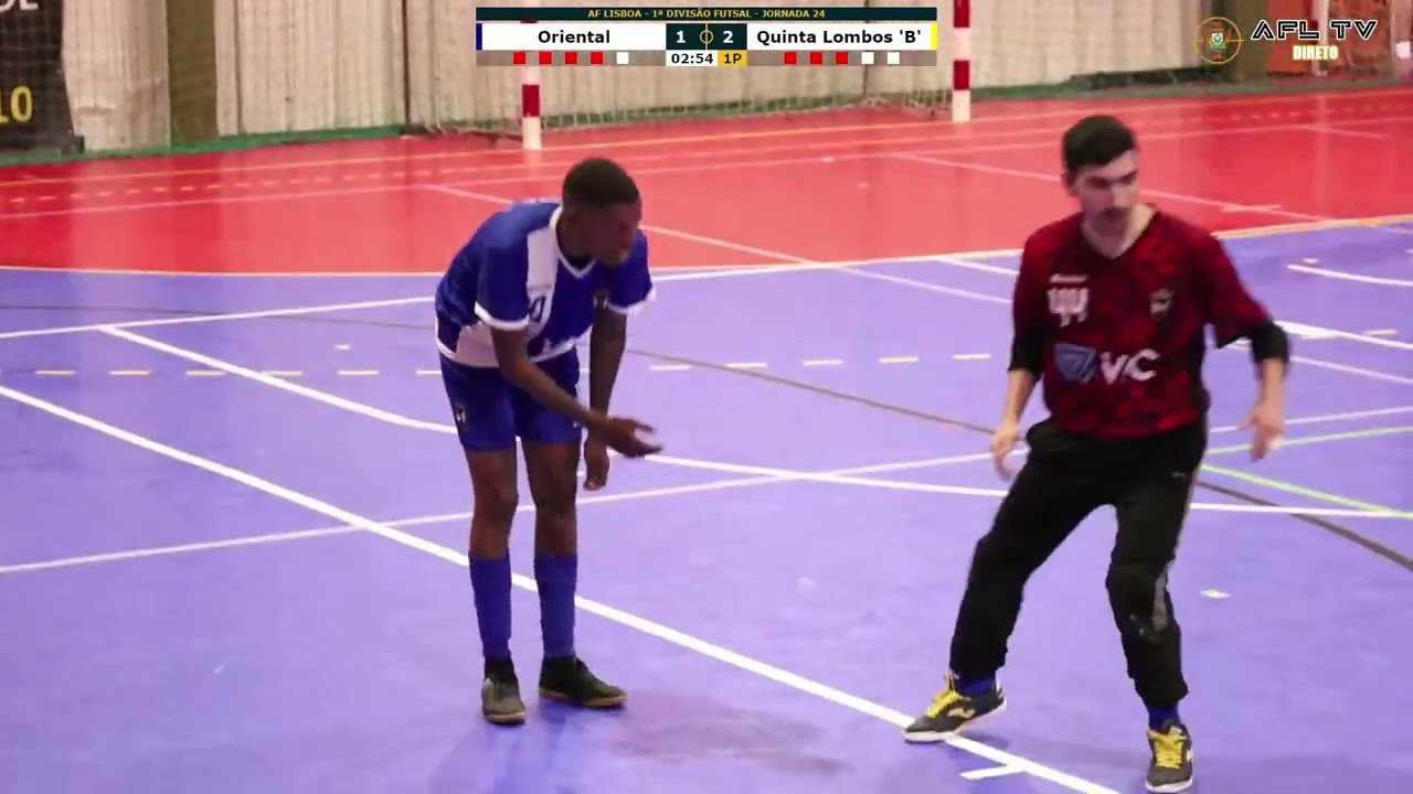 Resumo - Oriental RC x Quinta dos Lombos 'B' - 1.ª Divisão Futsal Sénior