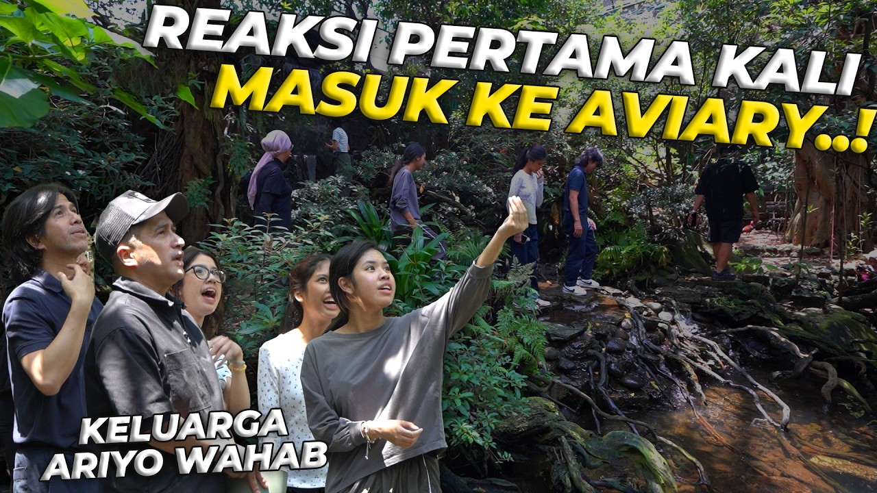 ARIYO WAHAB SEKELUARGA NYANYI BARENG DI AVIARY!