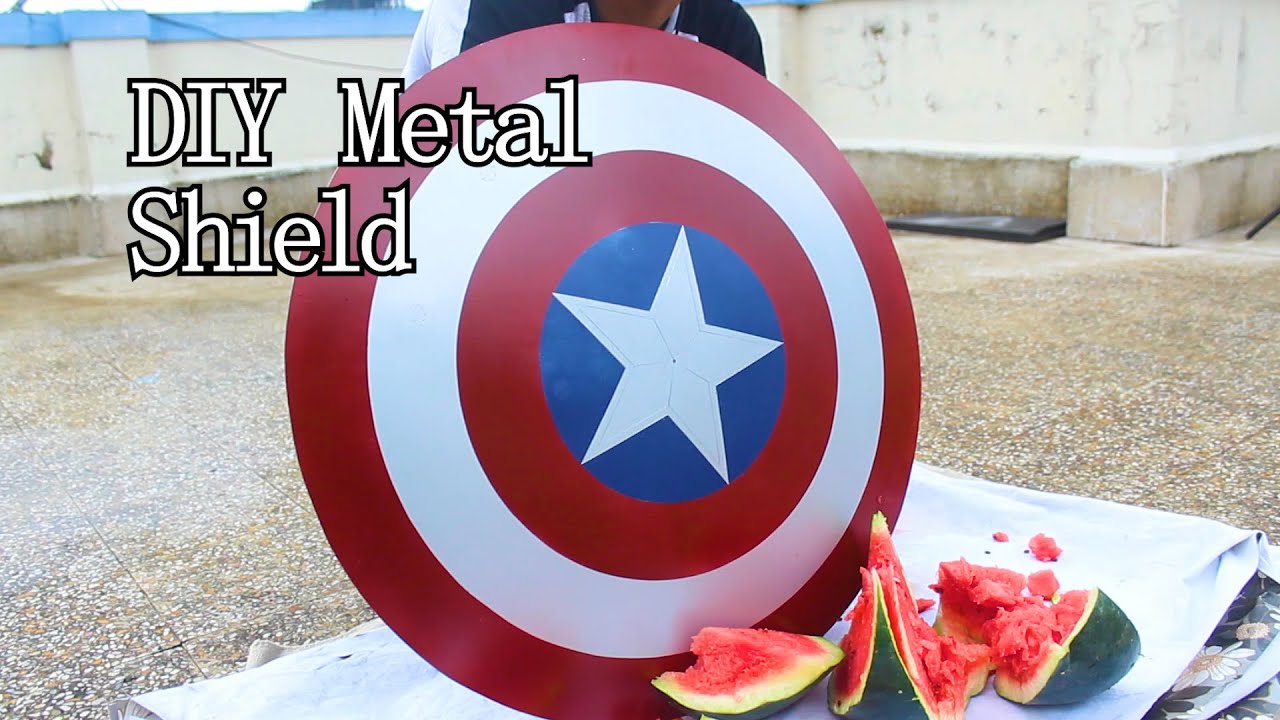 Captain America Shield - DIY Build With Metal and Fiberglass