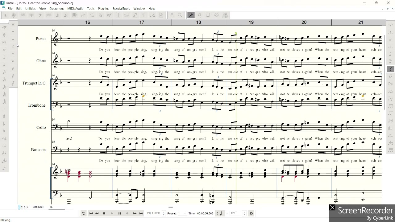 Do You Hear The People Sing Soprano 2
