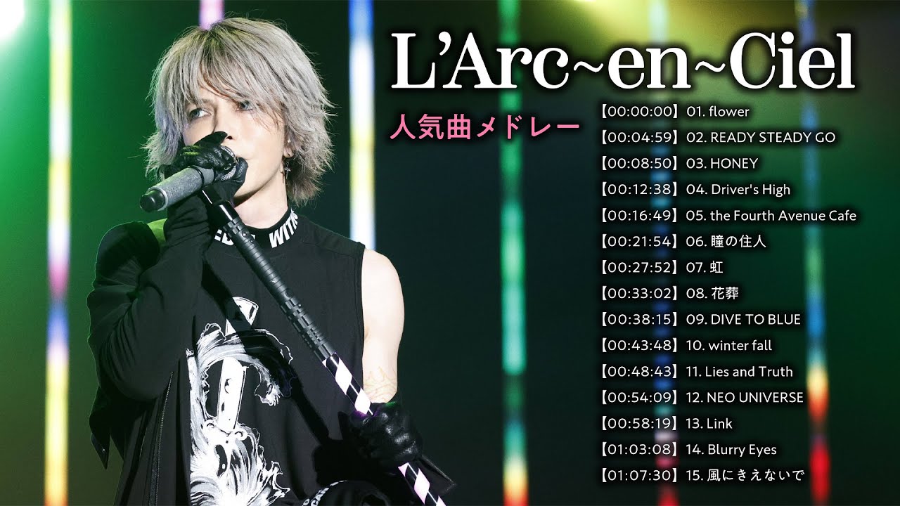 【L'Arc en Ciel】人気曲メドレー 作業用
