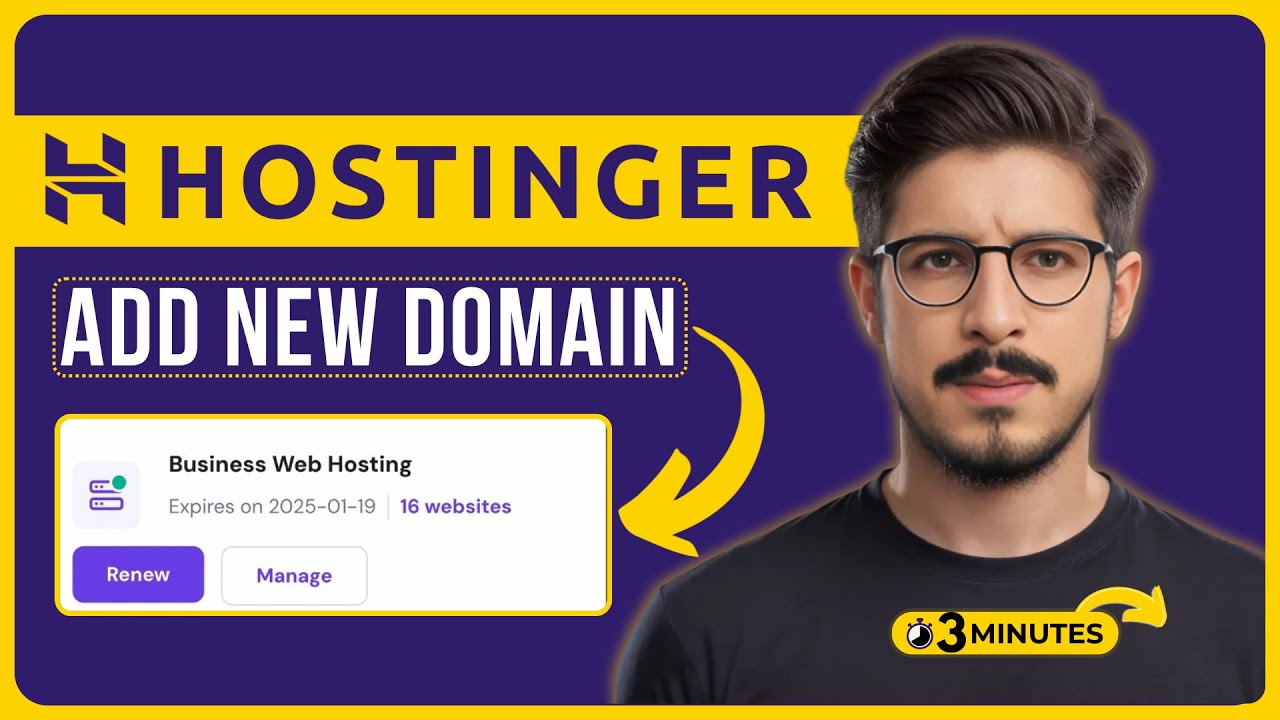 How To Add New Domain In Hostinger Hosting 2025 | Hostinger New Domain Setup Tutorial