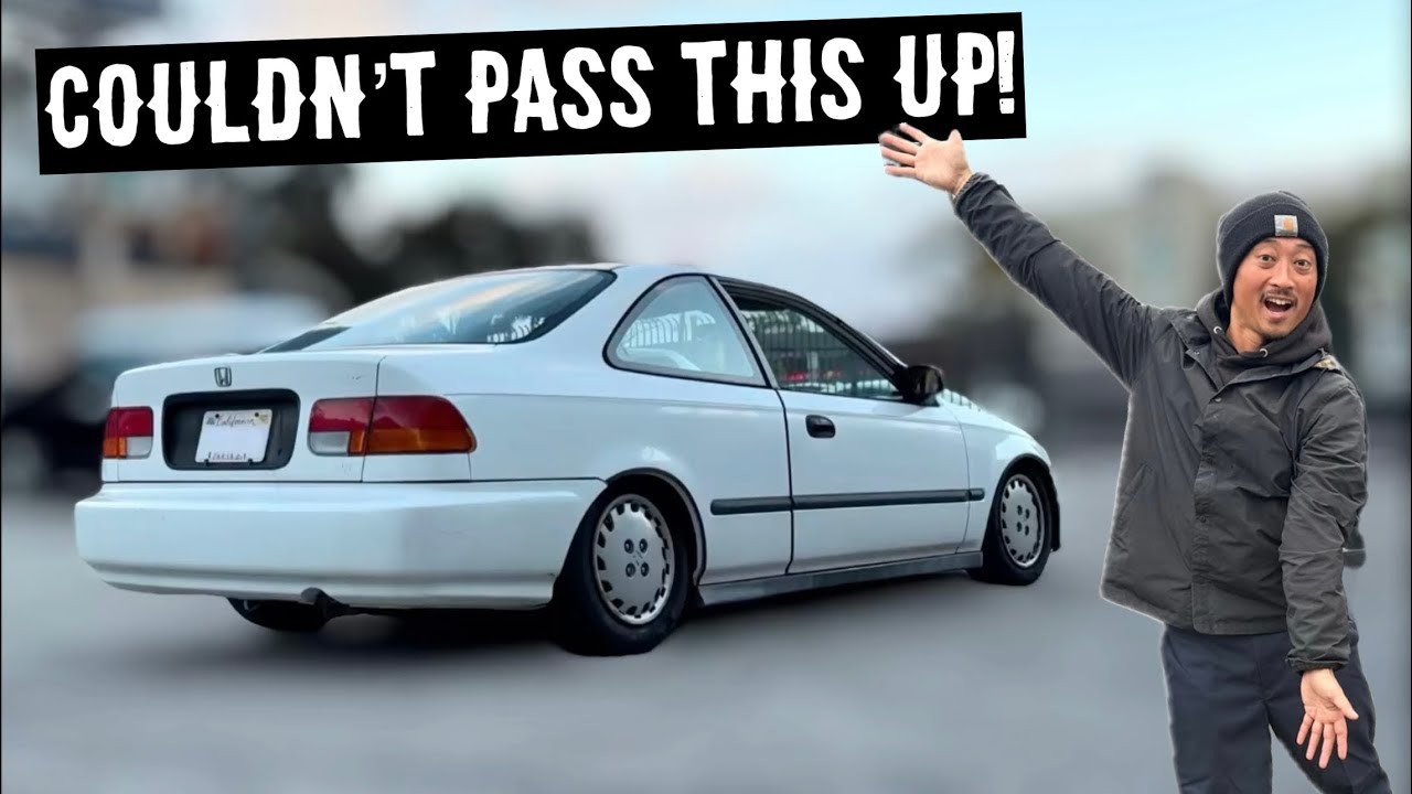 I BOUGHT A CIVIC FOR 1000 BUCKS&hellip; THEN SLAMMED IT! | USDM EJ6 Coupe Build + THREE SPOKE COFFEE Meet