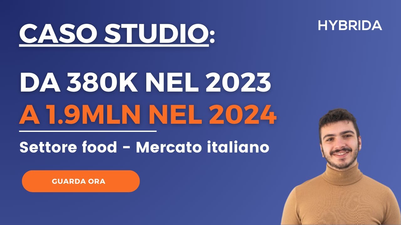 Caso studio eCommerce food: Da 380K nel 2023 a 1.9 milioni nel 2024
