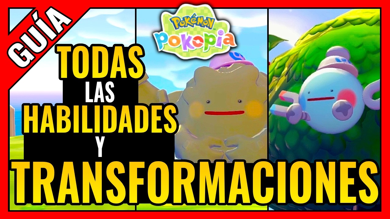 Cómo conseguir TODAS las TRANSFORMACIONES y HABILIDADES de DITTO | POKÉMON POKOPIA