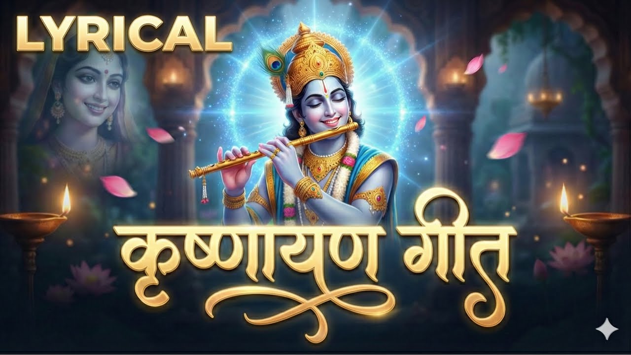 कृष्णायण गीत (Lyrical) बाल लीला से गीता उपदेश तक कृष्ण भक्ति का दिव्य श्रृंगार | 