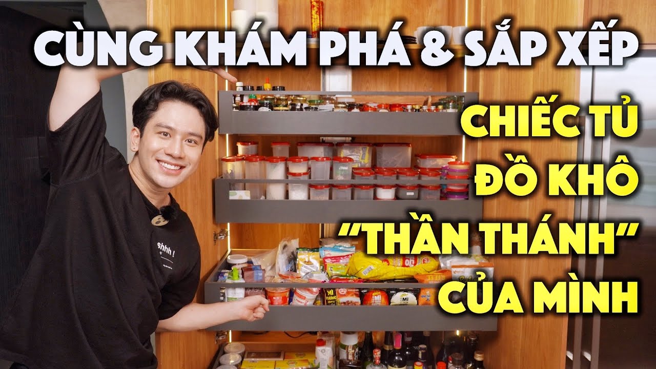 Cùng lục tủ và khám phá tất tần tật chiếc TỦ ĐỒ KHÔ xịn xò của mình // Dinology