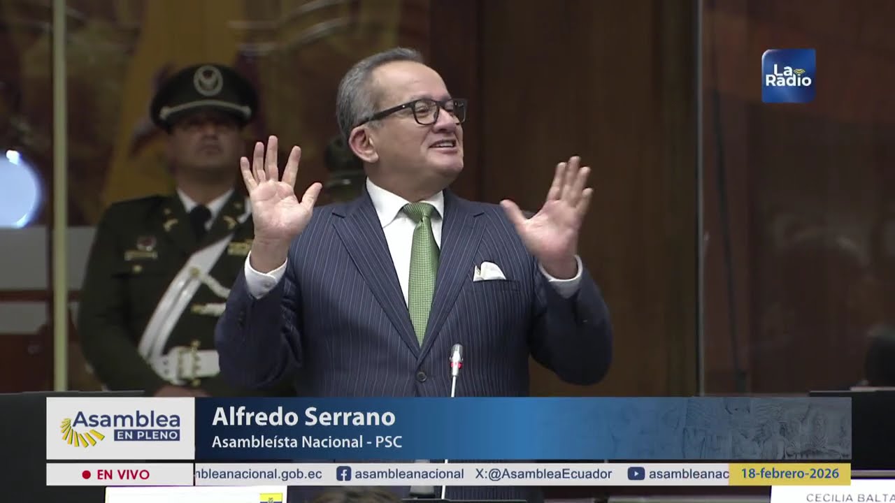 Asambleísta Alfredo Serrano - Sesión 071