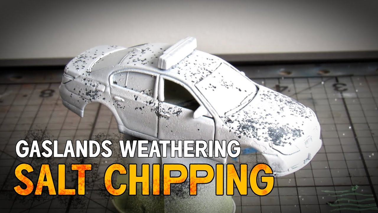Gaslands Weathering: How to Do Salt Chipping