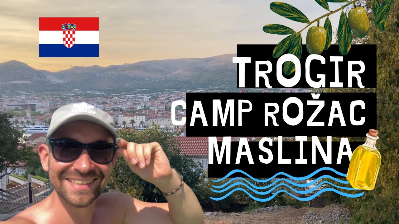 Camp Rožac, Trogir, Čiovo - CHORWACJA 2022 pod namiotem