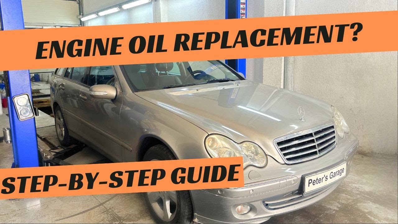 Mercedes C220 CDI W203 Engine Oil and Oil Filter replacement