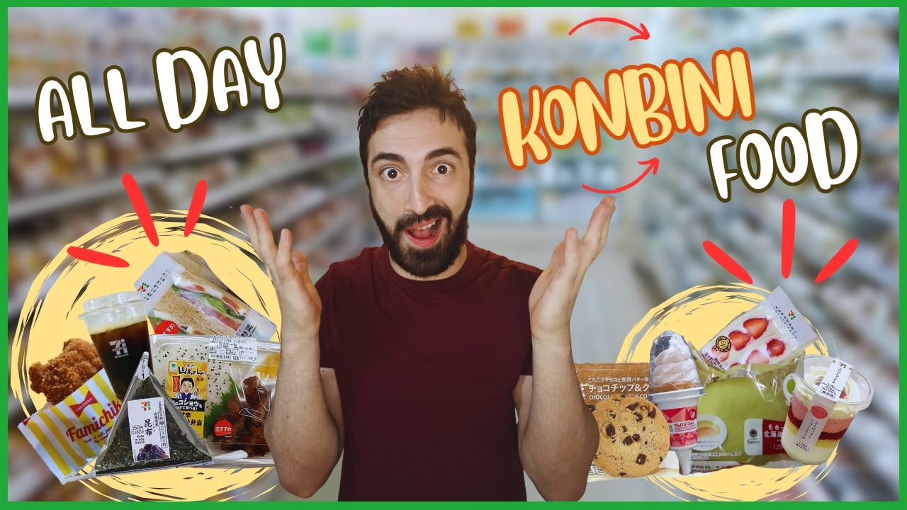 Only Eating Japanese Convenience Store Food For One Day