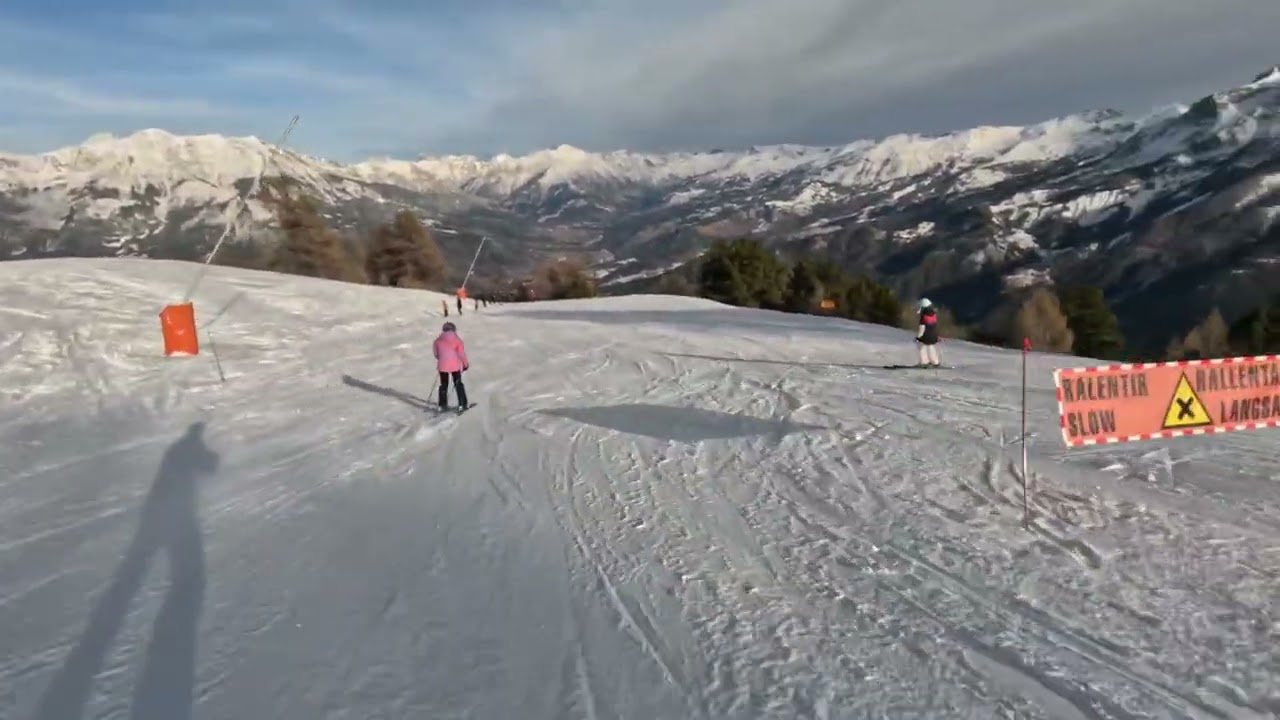 Pra Loup - piste Peguieou vers la Clappe