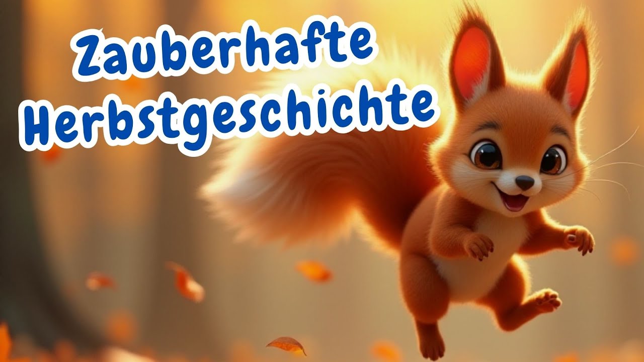 Gutenacht Herbstgeschichte für Kinder / schnell einschlafen mit Sandy dem Eichhörnchen