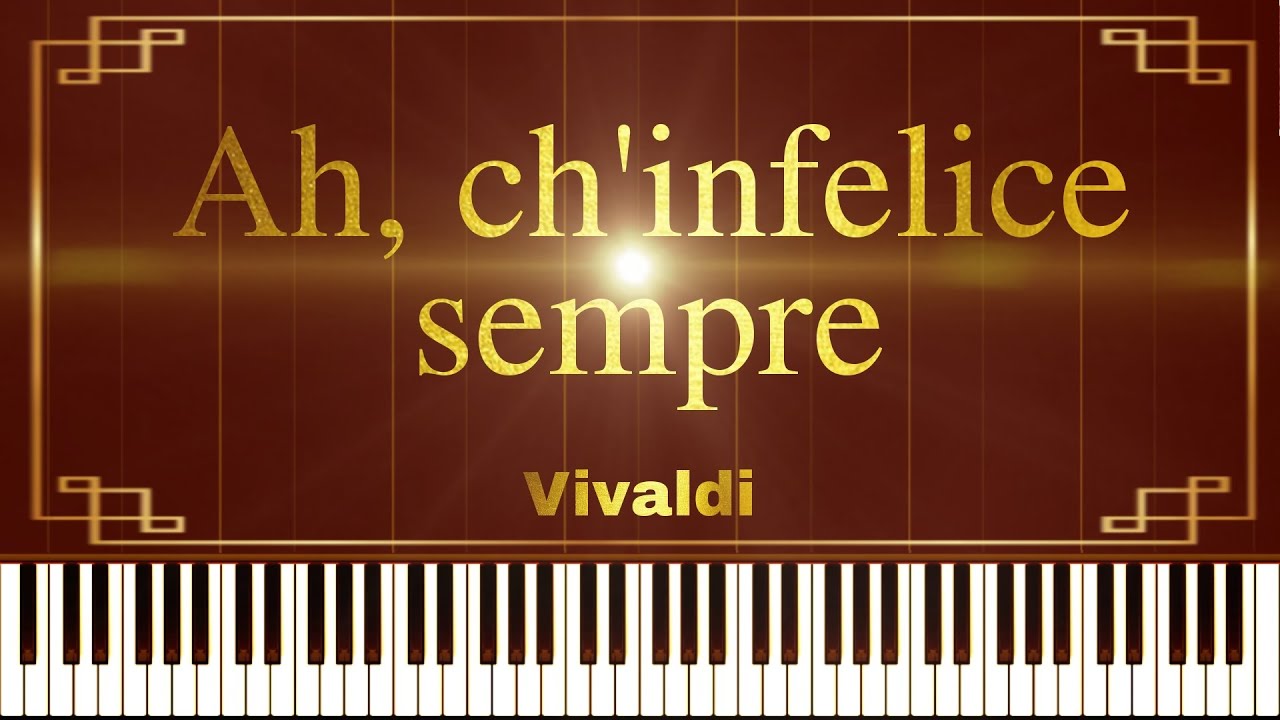 Cessate omai cessate - Ah, ch'infelice sempre (Piano Tutorial)