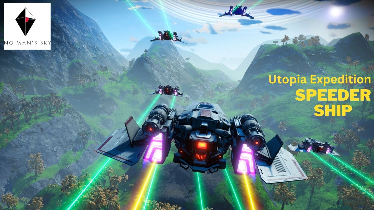 Unlocking The Utopia Speeder Ship in No Man's Sky  #nomanssky