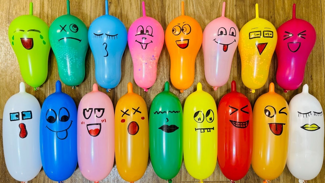 Making Fluffy Slime with Funny Balloons - Satisfying ASMR Slime video 131