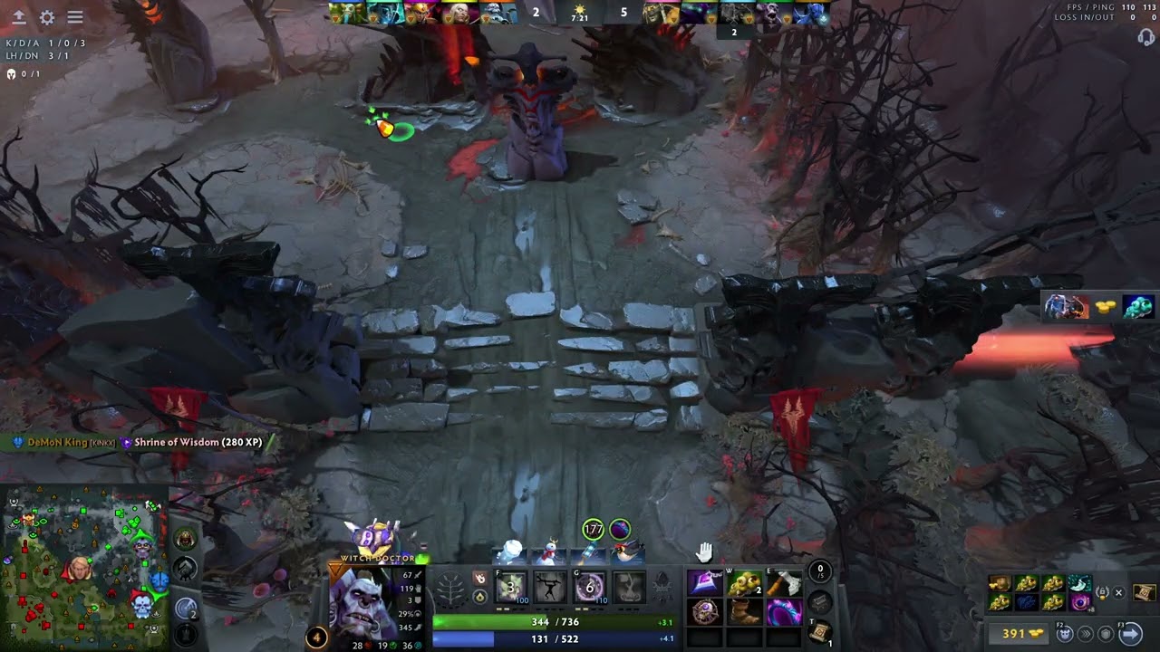 WD Win(3): Laziest support, dota2/1046