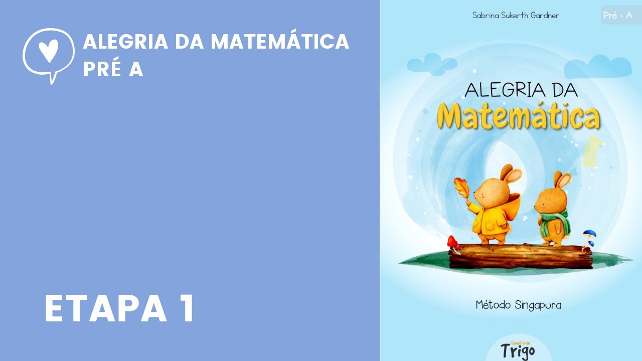 ETAPA 1 - Alegria da Matemática - Pré A
