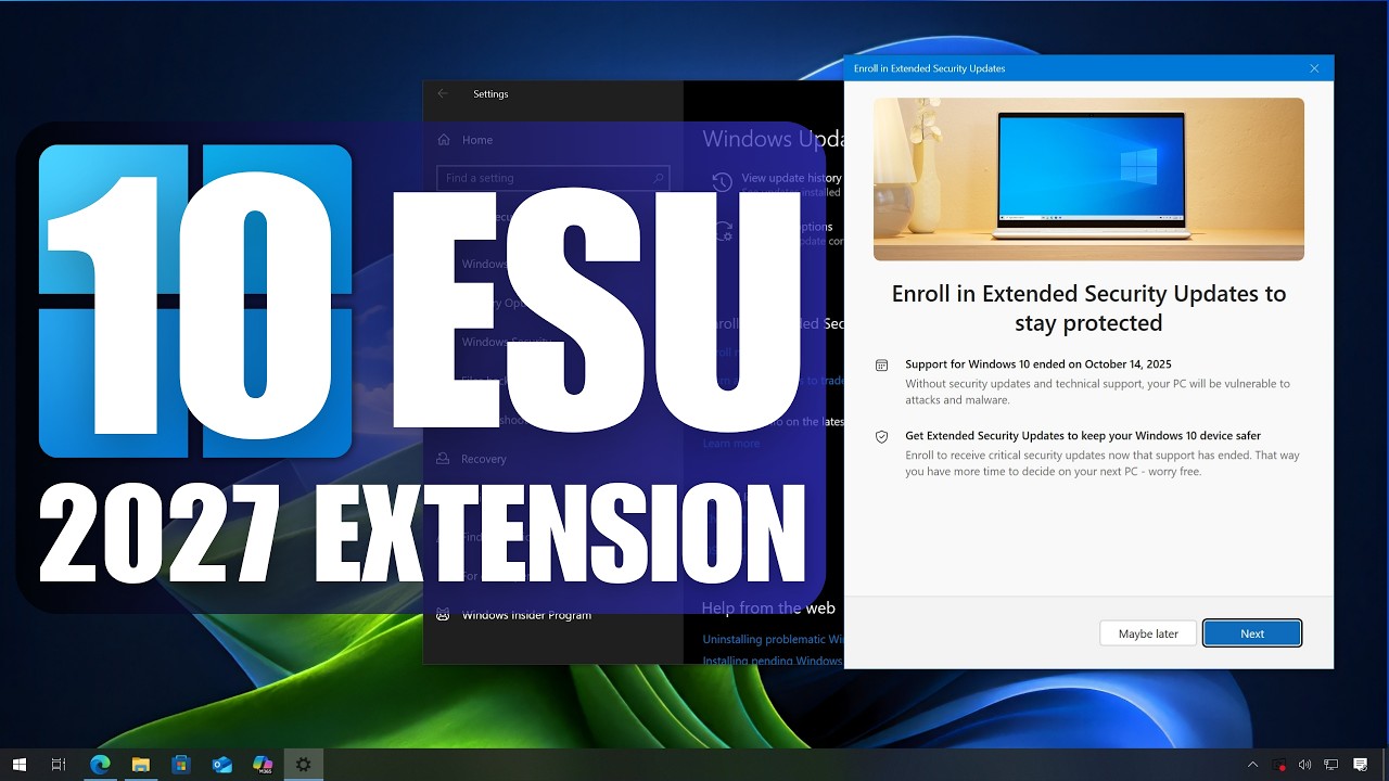 📢 Пользователи Windows 10 получили еще год обновлений безопасности (до 2027 года)