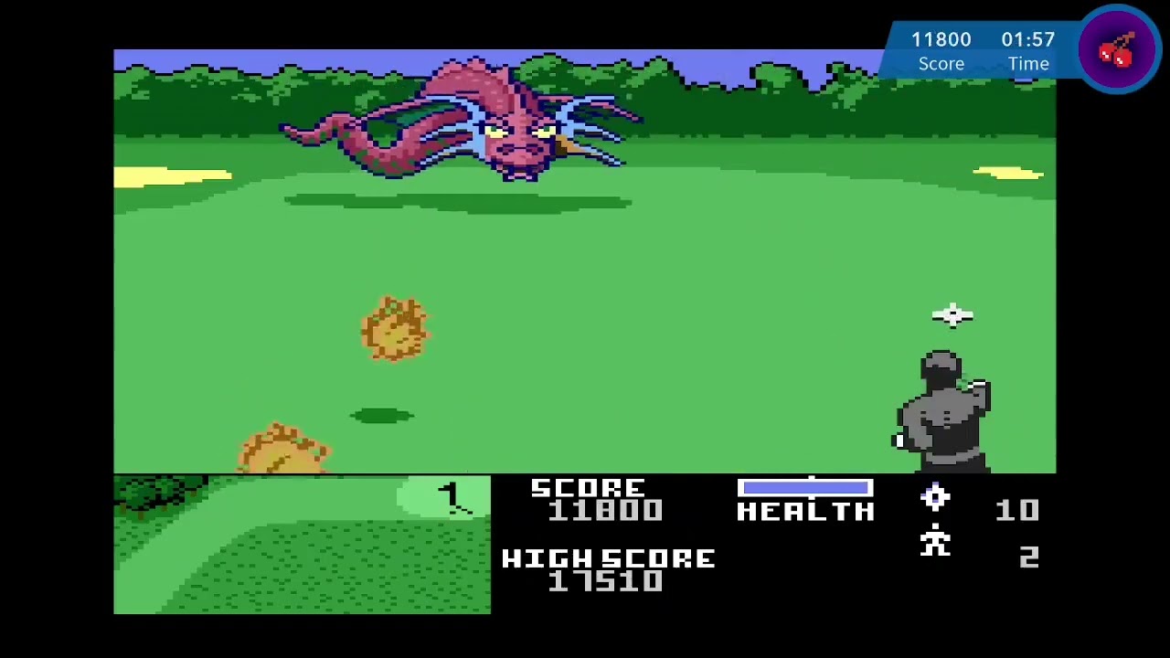 Ninja Golf on Antstream Arcade - Dragon Slayer (Challenge)