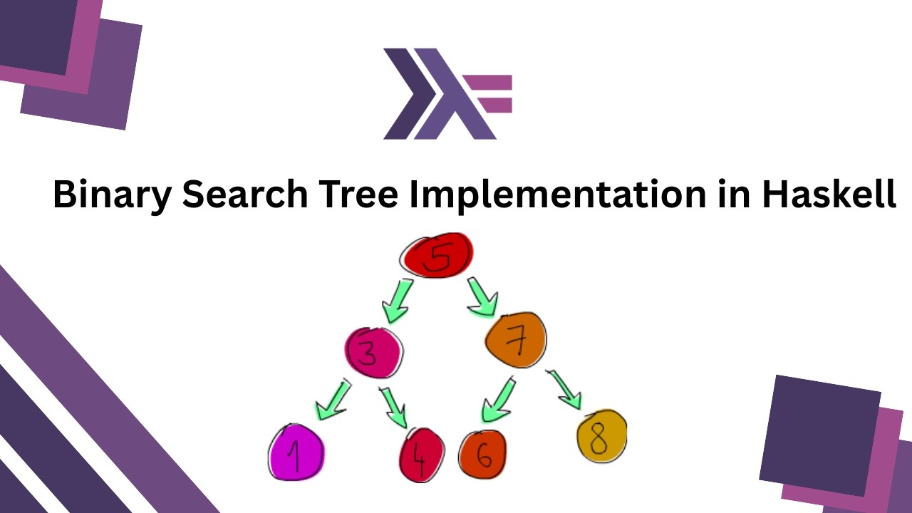 Binary  Search  Tree implementation in Haskell