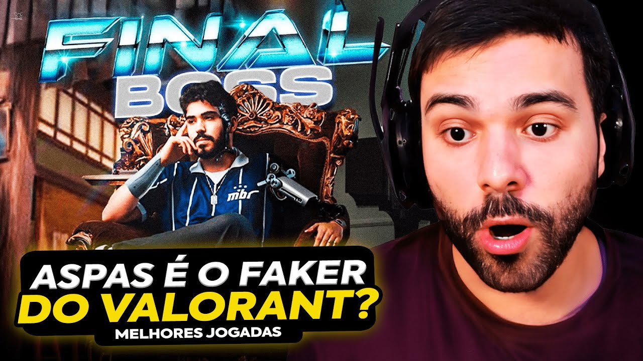 🚨 THE ART OF ASPAS! ELE &Eacute; O FAKER DO VALORANT? MINERVA REAGIU AS MELHORES JOGADAS DO NOSSO ASPINHAS