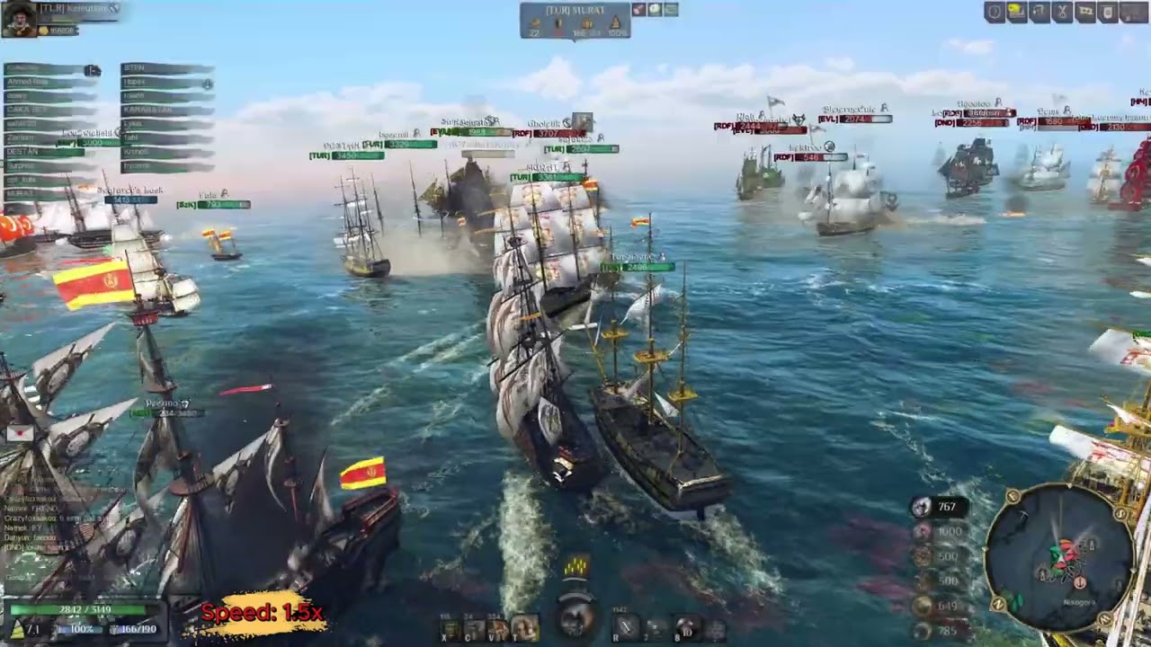 World of Sea Battle PVP Diaries [TUR] Keleutian 9: Tension Struggles at Nisogora