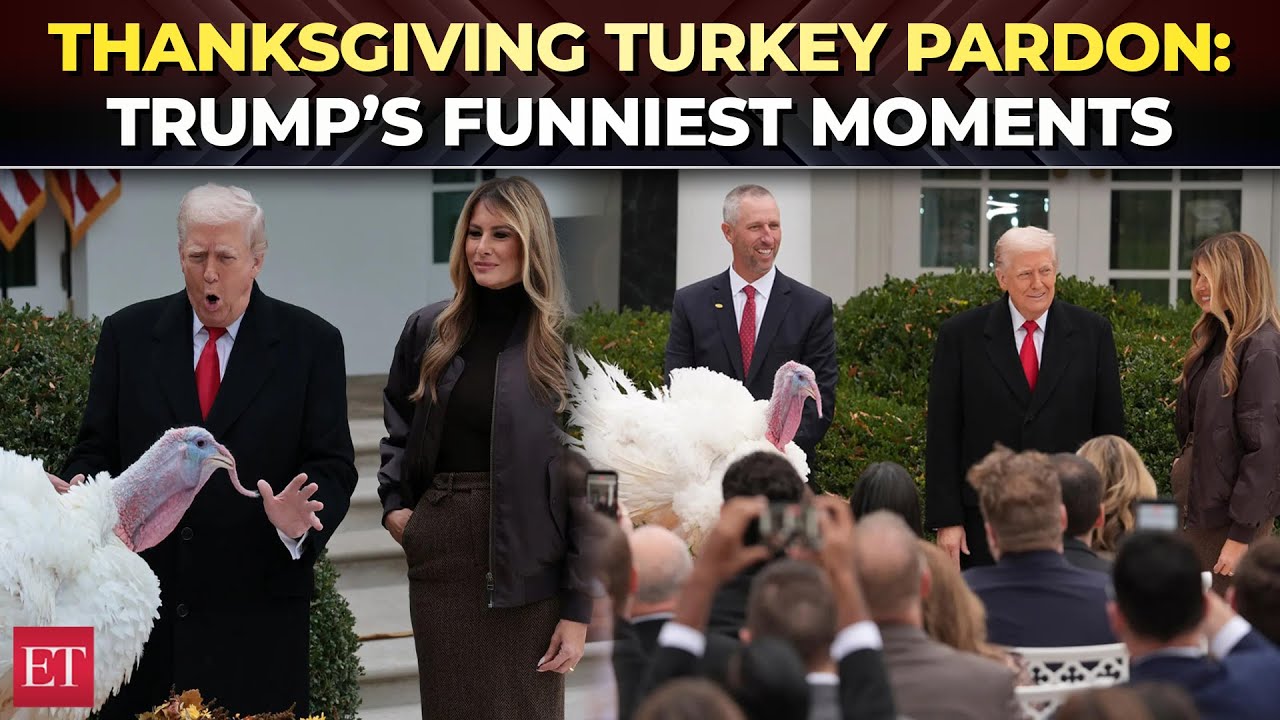 Funny moments light up Trump’s annual Thanksgiving Turkey Pardon ceremony