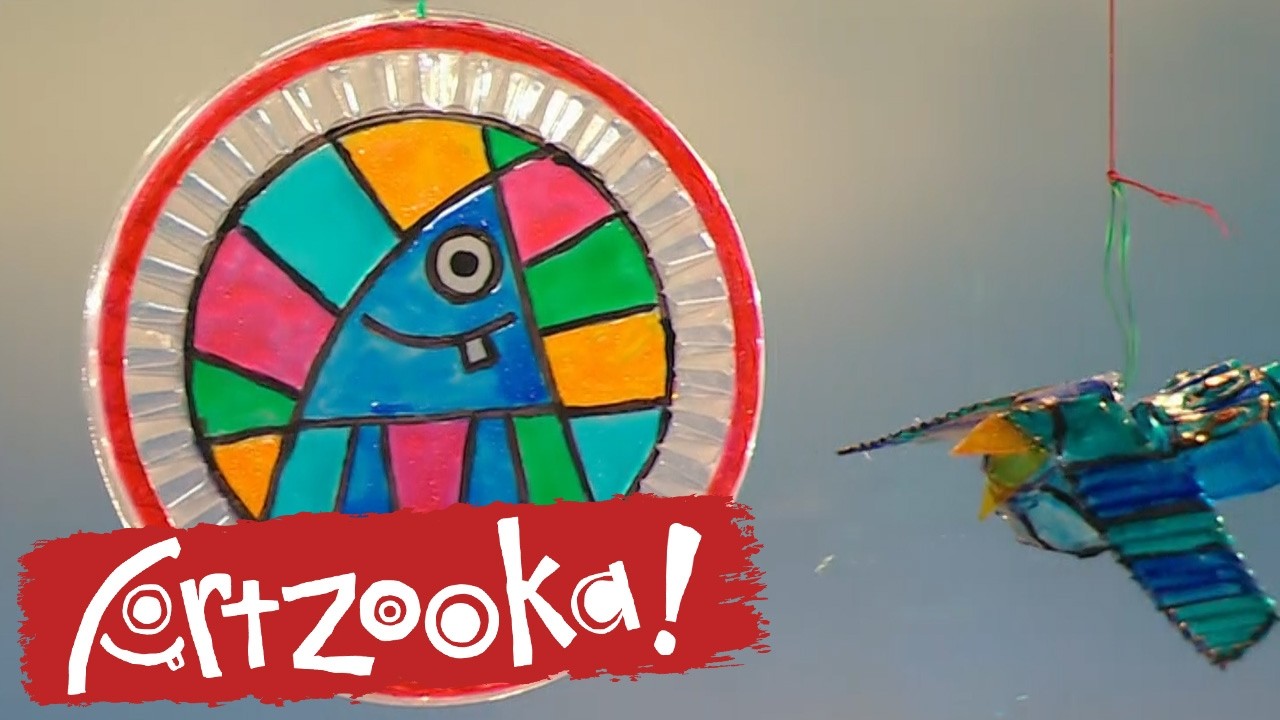 How to Make a Sun Catcher | FULL EPISODE | Artzooka! | Scholastic STEAM