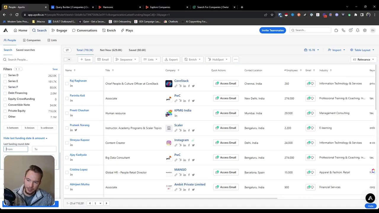 Recently Raised Companies Data Tools