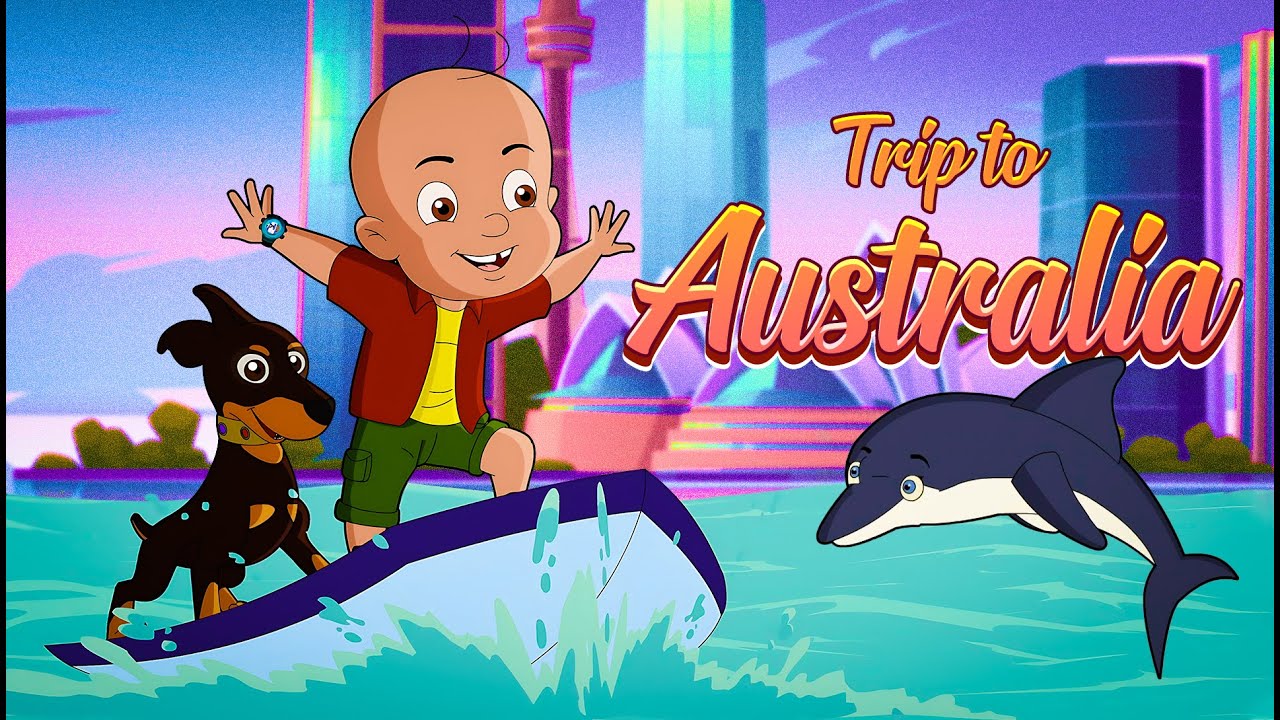 Mighty Raju - Trip to Australia | Cartoon for kids | Fun videos for kids