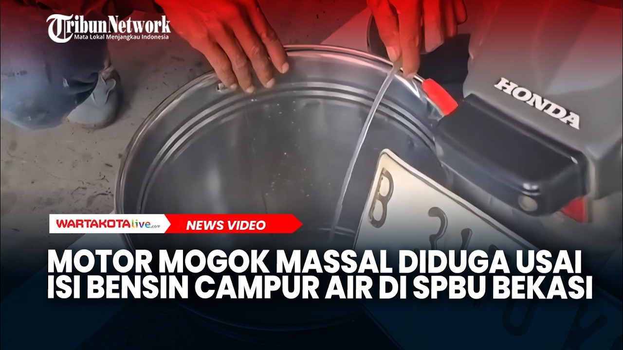 Motor Mogok Massal Diduga Usai Isi Bensin Campur Air di SPBU Juanda Bekasi