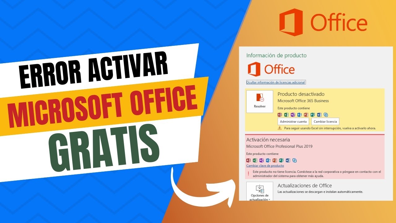 ✅ Soluci&oacute;n Error ACTIVACI&Oacute;N en Microsoft Office 2024 | ACTIVAR MICROSOFT OFFICE 2024 LEGAL OFICIAL