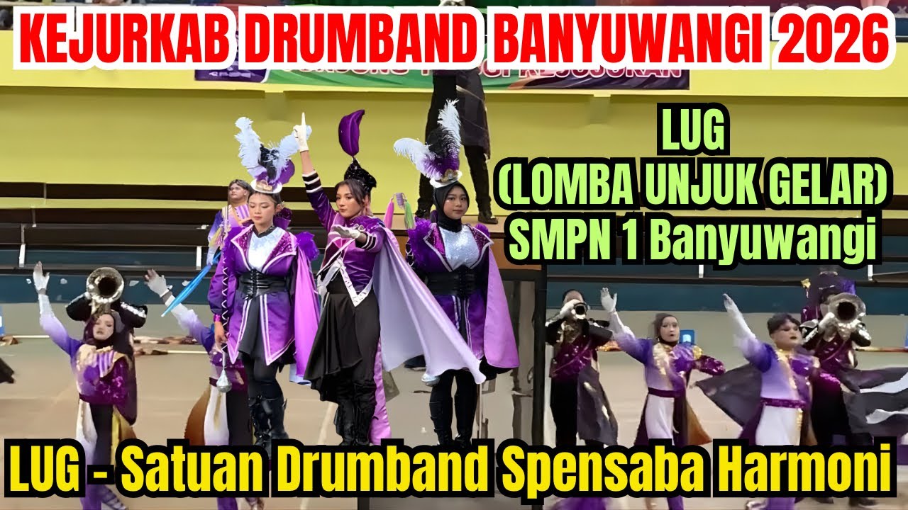 🛑 Lomba Unjuk Gelar ‼️ LUG SMPN 1 Banyuwangi - Festival Drumband Banyuwangi Tahun 2026