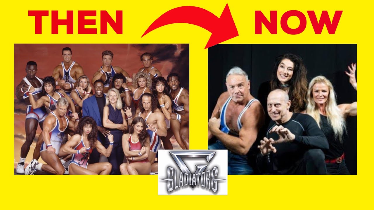 UK Gladiators Classic 1990s TV Show - Then & Now
