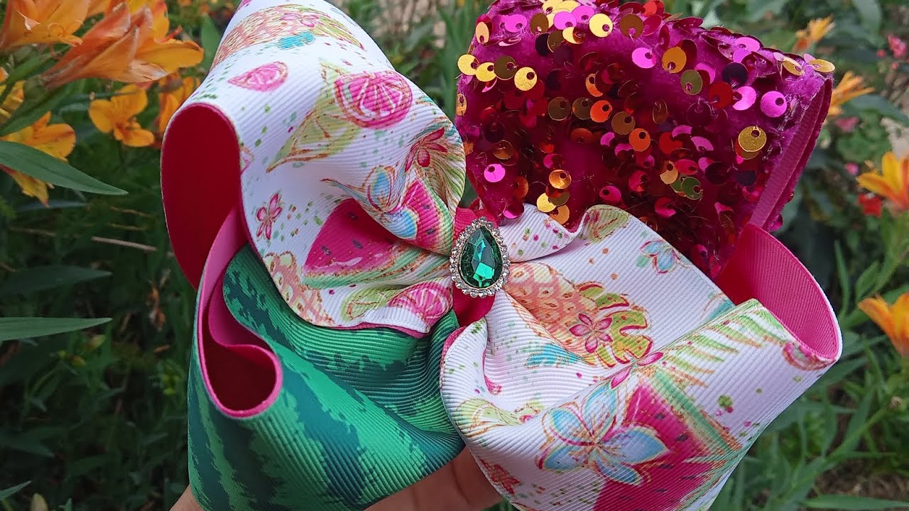 MOÑO BOUTIQUE COMBINADO//MOÑO CON LISTON 7.5//LAZOS, MOÑOS PARA NIÑAS//LENTEJUELAS//ESTAMPADO🎀😍