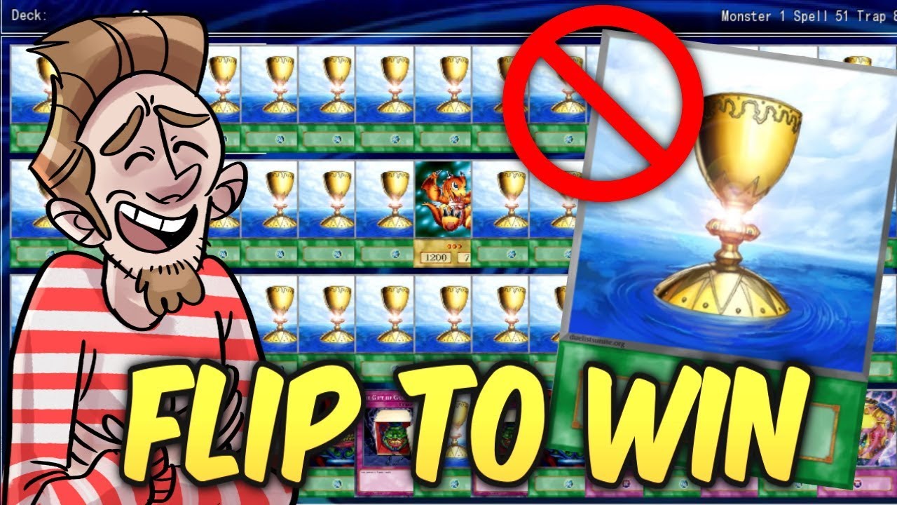 Yugioh, but only the COIN FLIPS matter... (Banned Deck!)