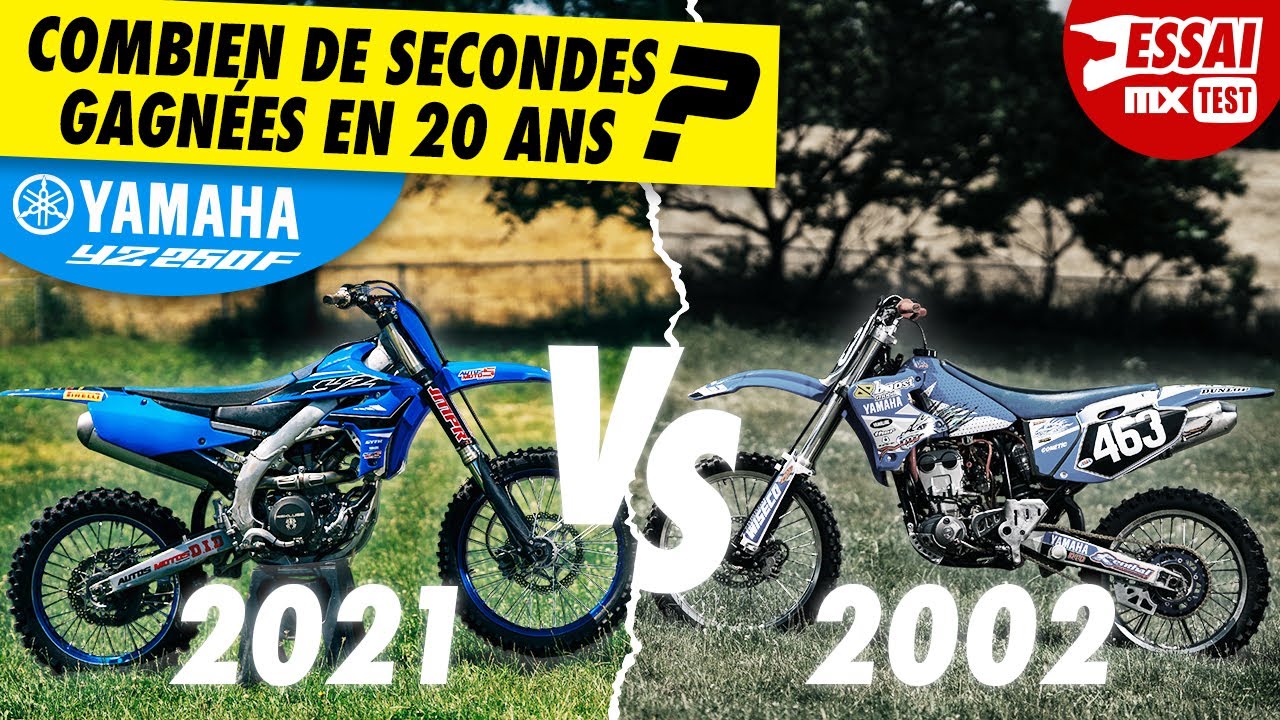 250 YZF YAMAHA : Combien de secondes gagnées en 20 ans d'évolution ?