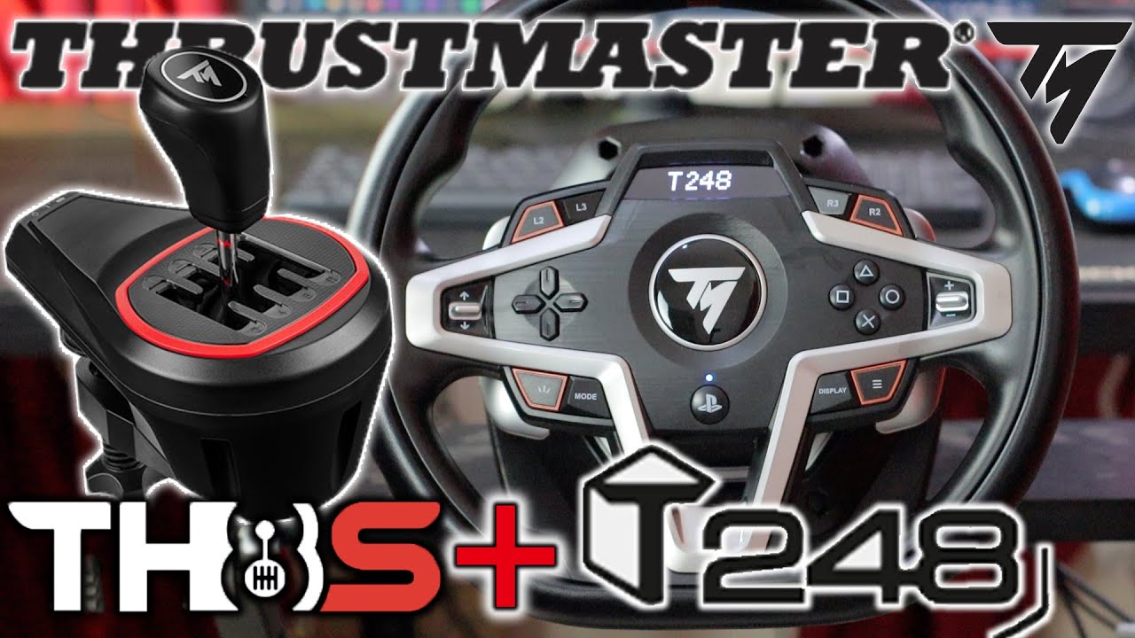 Volante T248 + Cambio TH8S - Unboxing THRUSTMASTER