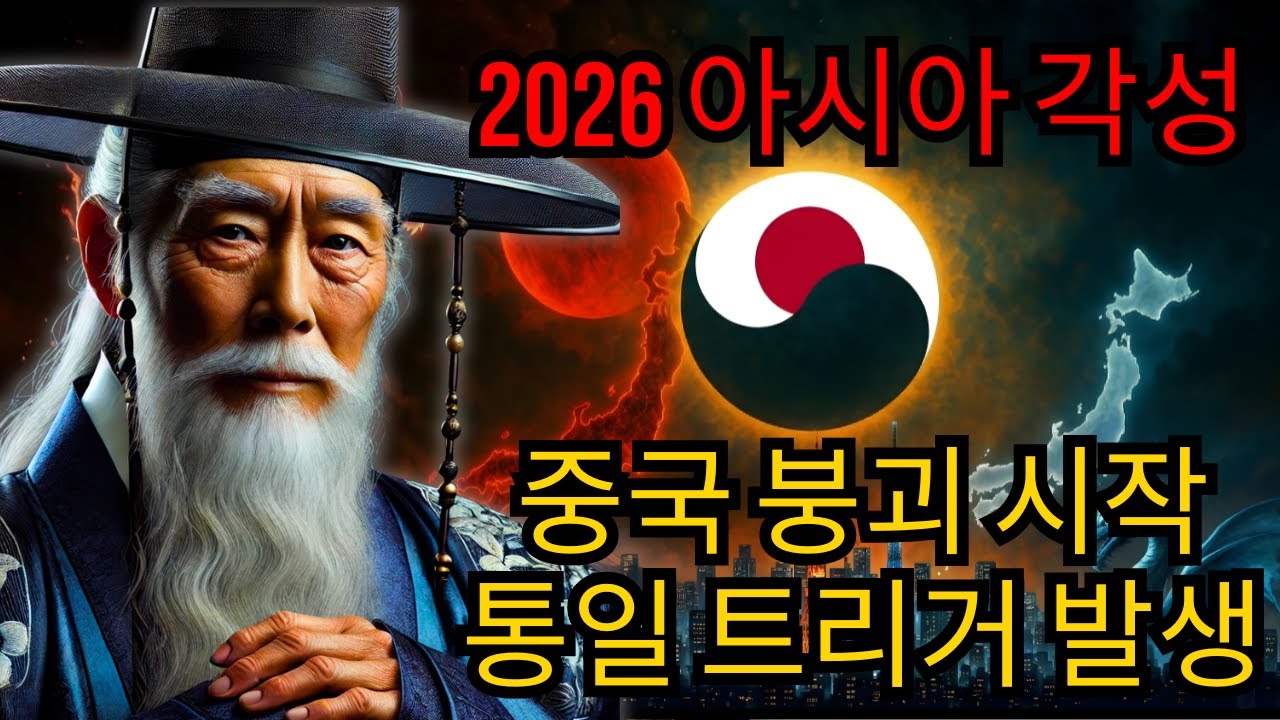 【2026년 긴급】중국 붕괴가 시작됐다… 한국 통일과 일본의 ‘숨겨진 운명’이 동시에 열린다