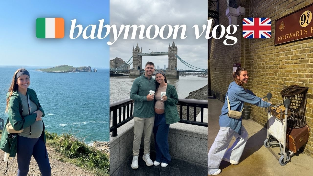 BABYMOON VLOG: London + Dublin trip before baby comes!
