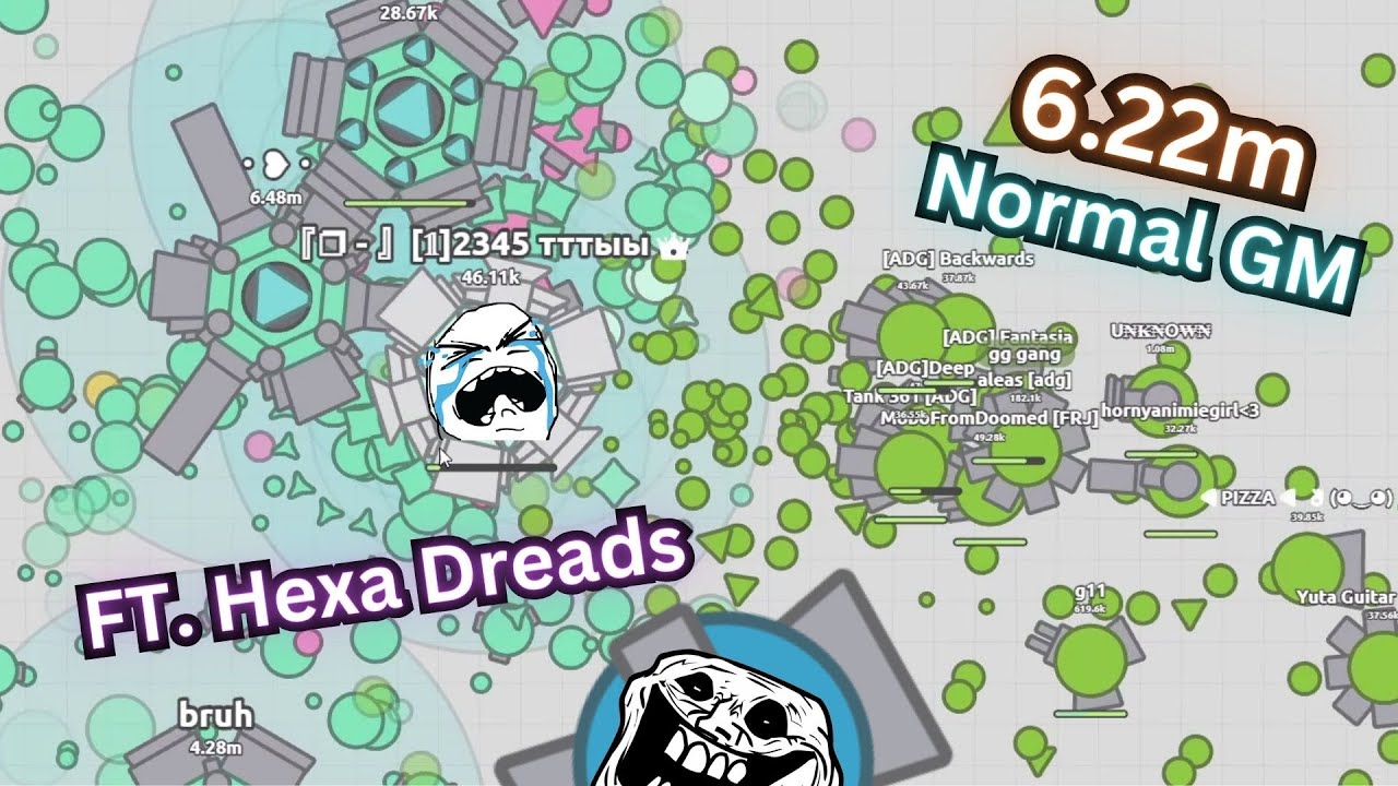 6.22m Auto-Overseer in Normal Game Mode - Legit Arras.io High Score! || KePiKgamer