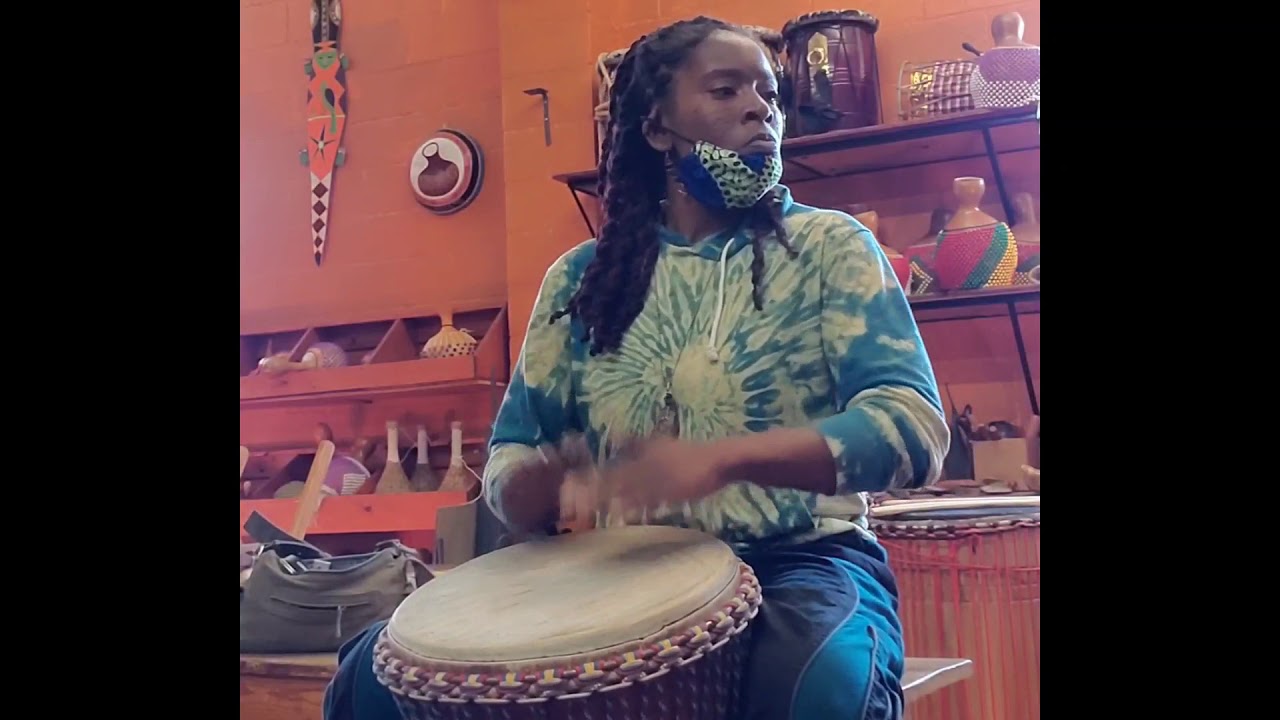 Warm up & Practice Djembe phrases